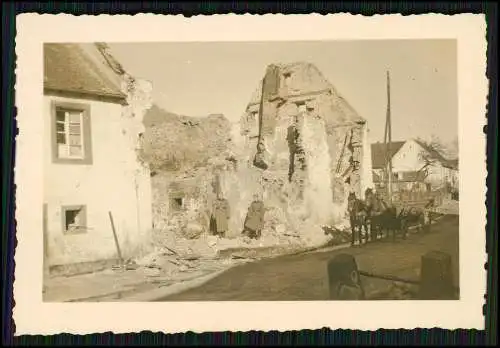 3x Foto Dorf Elsass Grand Est Colmar Altkirch Colmar Mulhouse Kriegszerstörungen