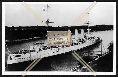 Foto S.M.S. Dresden 1907 Kleiner Kreuzer Kaiserliche Marine