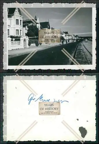 Foto Promenade mit Häuser am Strand 1940 Wehrmacht Pas-de-Calais Hauts-de-France