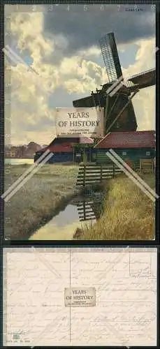 AK Ansichtskarte Postkarte Zaandam Nordholland, Houtzaagmolen, Windmühle 1916