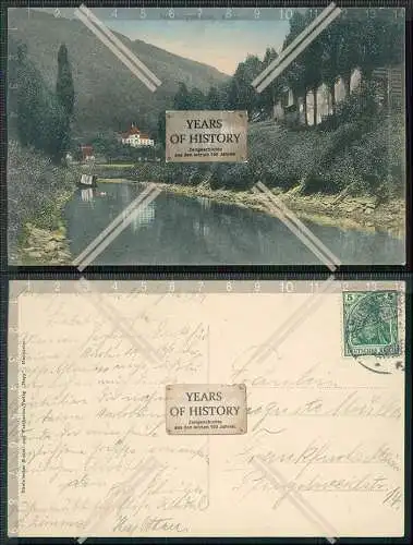 AK Neckargemünd am Neckar Partie im Elsenztal Fluss 1911 gelaufen