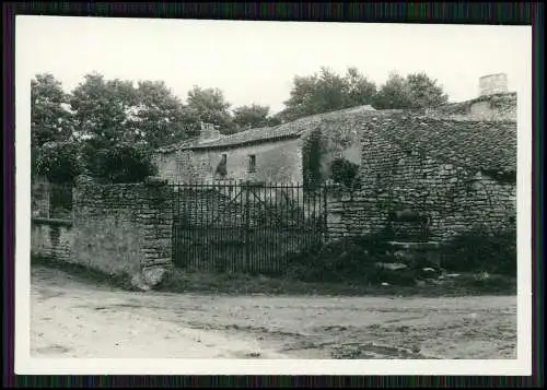 8x Foto Soldaten Wehrmacht Small village in France destroyed by war 1941-43