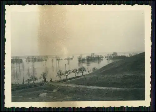 4x Foto Gasthof Paul Ulbricht Soldaten Deichwache Bau-Bataillon 3/308 Ostpreußen