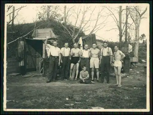 3x Foto Quartier im Bunker 1943 Ostpreußen Russland Klaipėda Memelland Litauen