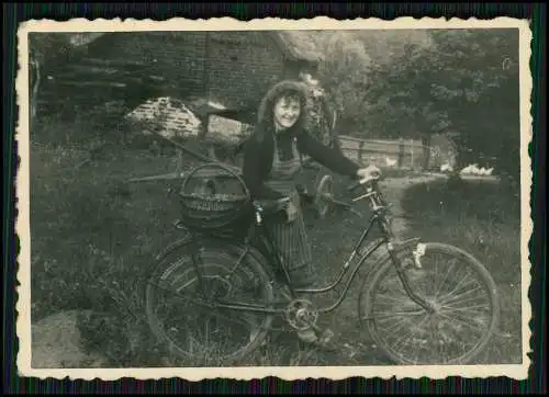 7x Foto Damen Herren mit Fahrrad Dürkop Görike Miele NSU Opel Stoewer 1935-40