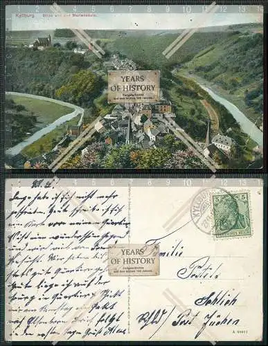 AK Kyllburg Eifelkreis Bitburg-Prüm Blick von der Mariensäule 1911 gelaufen