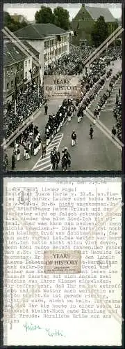 Foto AK Neuss am Niederrhein Schützenfest am Markt Umzug Cekade Karte 1964