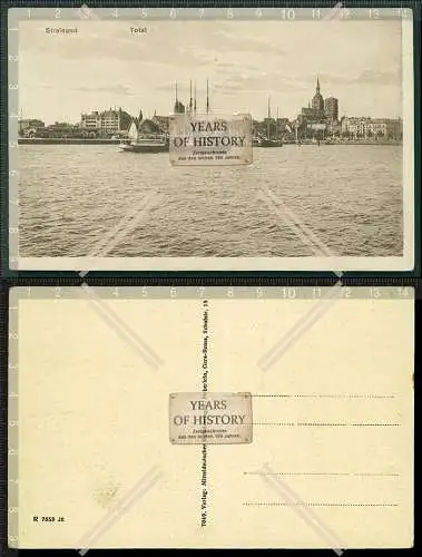 AK Stralsund Hafen Boote Mecklenburg-Vorpommern Rügen 1916