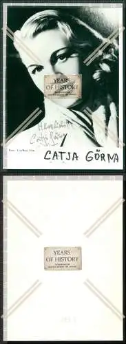 Handsigniertes  Autogramm Catja Görna Katja Görna 1922 † 1996 in Berlin Cat