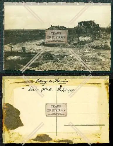 Foto AK 1.WK Frankreich 1917 weitere Beschreibung siehe Rückseite 