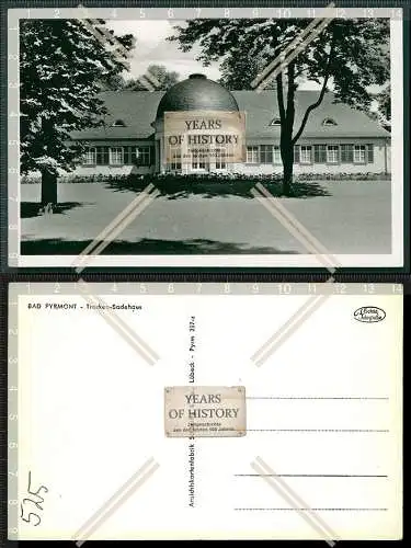Foto AK Bad Pyrmont trocken Badehaus 1939 Ansichtskartenfabrik Schöning 