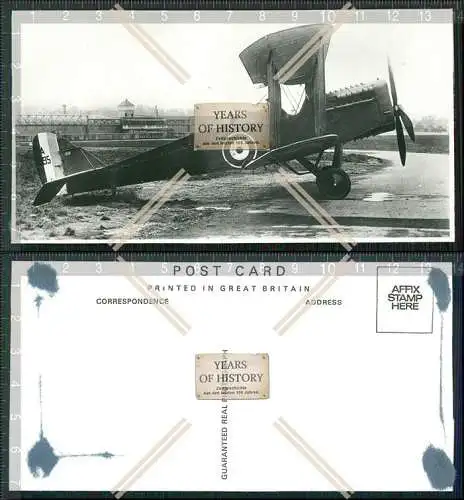 Foto Airco D.H.4 Flugzeug Kampf-Doppeldecker 1.WK Liberty Plane USA 1917