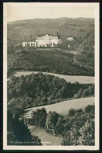 Foto AK Dahl Ambrock Hagen Ruhrgebiet Heilstätte im Volmetal 1942 gelaufen