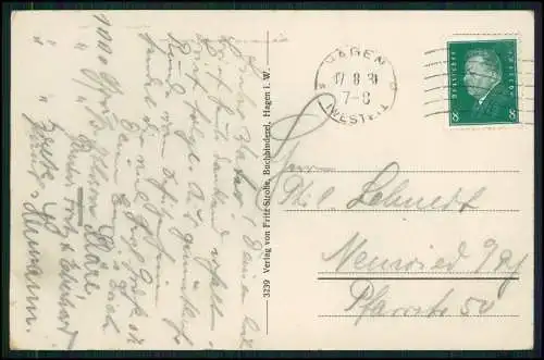 2x AK Hagen Westfalen Schützenheim Waldfrieden Haldener Wald Feithstraße 1931 g.