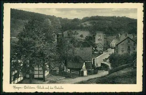 AK Ansichtskarte Delstern Hagen in Westfalen Blick auf die Brücke 1941 gelaufen