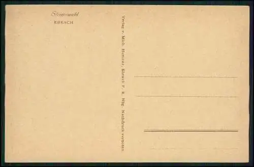9x AK Steigerwald Kloster Kirche Eberbach Erbach Eltville Rhein Rheingau 1925