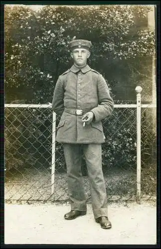 3x Foto AK Soldat Paderborn Sennelager Bielefeld Detmold 1917 Feldpost gelaufen