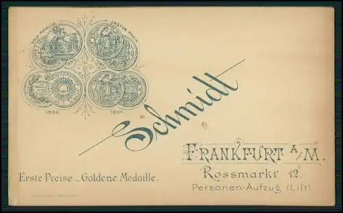 CDV Foto Schmidt, Frankfurt a. M. Rossmarkt 12 bürgerliche Frau im Portrait