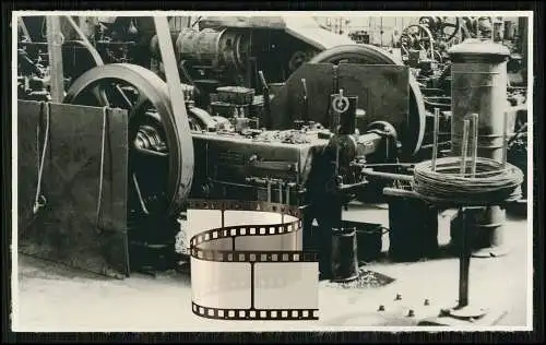 Werk-Foto Nr.12 Arbeiter an Maschinen Firma Gebr. Achenbach Weidenau Siegen 1940