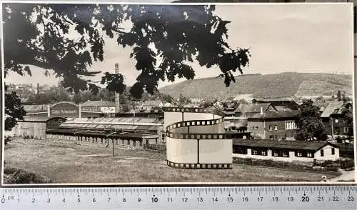 Foto 24x12cm Weidenau Siegen Betriebsgelände Werk der Firma Gebr. Achenbach 1949