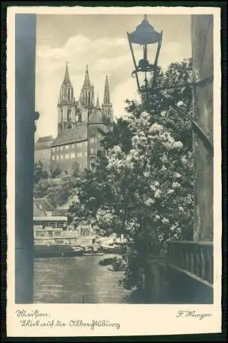 5x Foto AK Meißen an der Elbe Stadtbild Landesschule Albrechtsburg Dom uvm. 1942