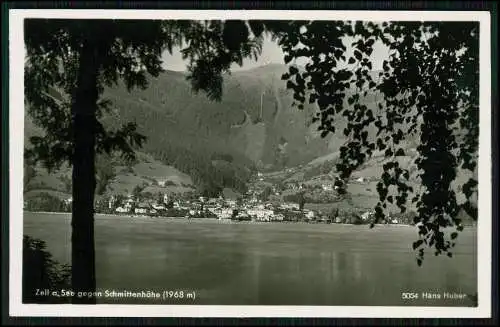 2x Foto AK Zell am See in Salzburg Panorama Kitzsteinhorn und Schmittenhöhe uvm.