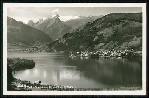 2x Foto AK Zell am See in Salzburg Panorama Kitzsteinhorn und Schmittenhöhe uvm.