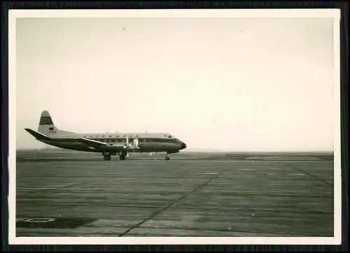 3x Foto Flughafen Flugzeuge Rollfeld vor dem Start Airport Frankfurt ? 1960-70