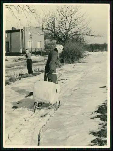 6x Foto Spaziergang Mutter Kind Berlin Wilmersdorf Grunewald See Uferpartie 1940