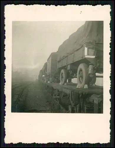 10x Foto Soldaten Wehrmacht Vormarsch mit Bus Omnibus Belgien Frankreich 1941-42