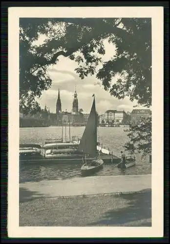 8x Foto Hauff Sonder Post Danzig Marienkirche Lindau Hafen Luftbild Dresden uvm.