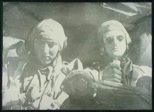 5x Foto Piloten Flugzeugführer Steuern im Cockpit Flugzeug Do 17 Russland 1942