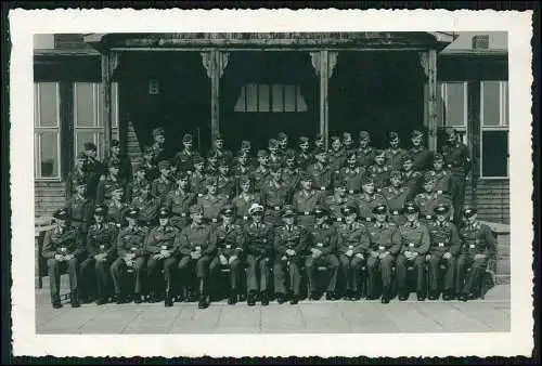 Foto 17x11cm Gruppe Soldaten der Luftwaffe 1942-43