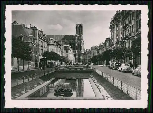 10x Foto Reims Marne Grand Est Frankreich diverse Ansichten um 1940