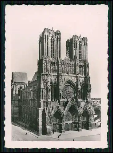 10x Foto Reims Marne Grand Est Frankreich diverse Ansichten um 1940