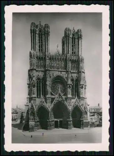 10x Foto Reims Marne Grand Est Frankreich diverse Ansichten um 1940