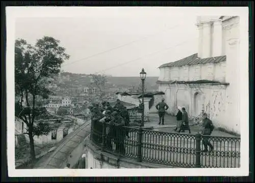 3x Foto Smolensk Russland Soldaten Wehrmacht Blick von Kathedrale auf Stadt 1942