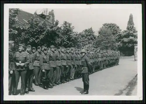 Foto Soldaten Königswinter am Rhein Siebengebirge Kompanie Befehlsausgabe 1940