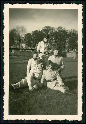 10x Foto Soldaten RAD Baracken Lager Arbeitseinsatz uvm. 1938-40