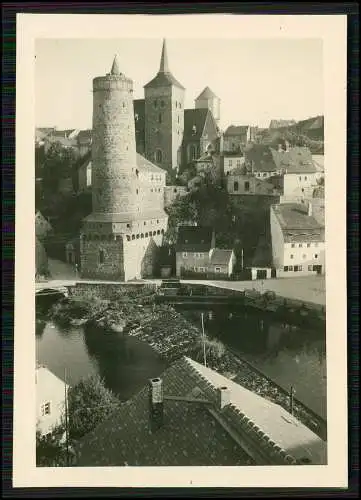 3x Foto Bautzen in der Oberlausitz, Alte Wasserkunst, Michaeliskirche uvm. 1939