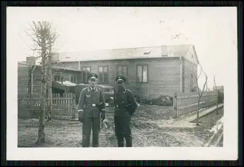 9x Foto Soldaten Wehrmacht Luftwaffe Quartier Dorf Polen oder Russland 1941-42