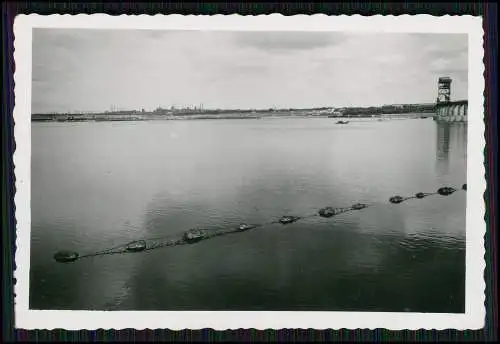 3x Foto Ukraine Dnepr Fluß nähe Dnipro Staudamm Brücke Kriegszerstörungen 1942