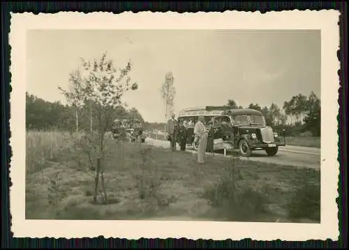 Foto Bus Omnibus Kennzeichen IM-49107 auf der Autobahn 1938