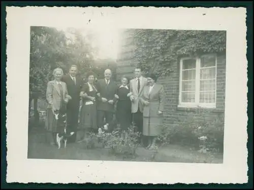 5x Foto Siedlung Häuser Rohbau und fertig NRW Beschreibung siehe Rückseite 1950