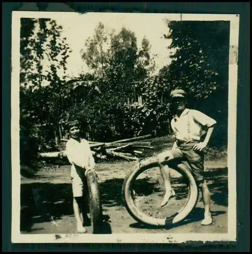 14x Foto Deut. Familie Auswanderung Brasilien Rio de Janeiro zuhause Leben 1923