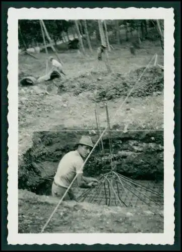 6x Foto Deut. Fam. Auswanderung Brasilien Rio de Janeiro Hausbau Firma 1943