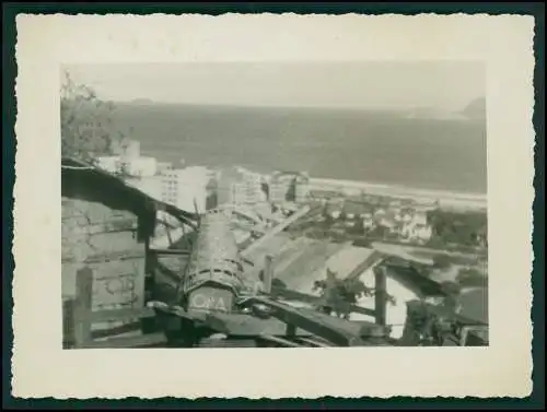 8x Foto Deut. Fam. Auswanderung in Brasilien Rio de Janeiro Ausflug Favela 1942