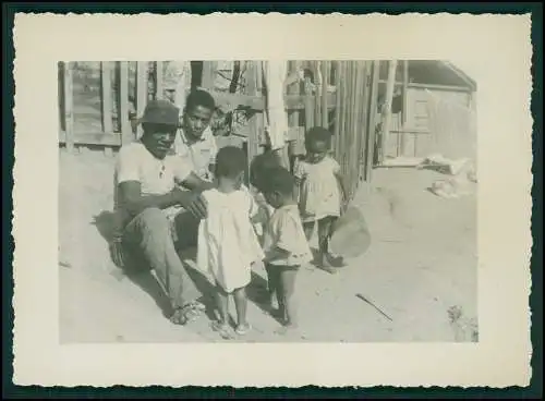 8x Foto Deut. Fam. Auswanderung in Brasilien Rio de Janeiro Ausflug Favela 1942