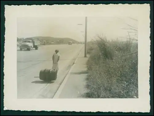 8x Foto Deut. Fam. Auswanderung in Brasilien Rio de Janeiro Ausflug Favela 1942