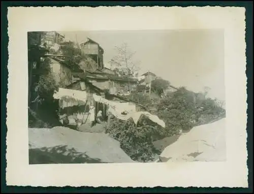 15x Foto Deut. Fam. Auswanderung in Brasilien Rio de Janeiro Ausflug Favela 1942